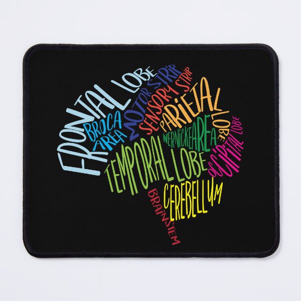 Item preview, Brain Typography Word Bubble RN Neuroscience Nurse Neurologist designed and sold by BOBSMITHHHHH.