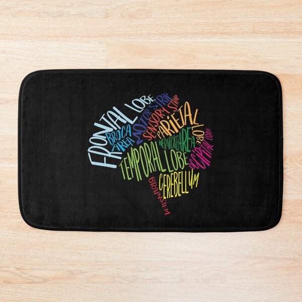 Item preview, Brain Typography Word Bubble RN Neuroscience Nurse Neurologist  designed and sold by BOBSMITHHHHH.