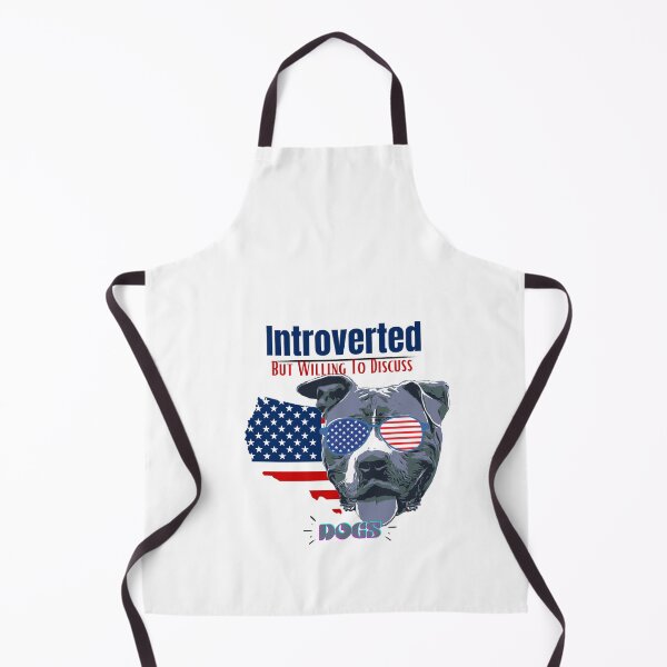 Item preview, introverted but willing to discuss dogs designed and sold by H-ALPHA.