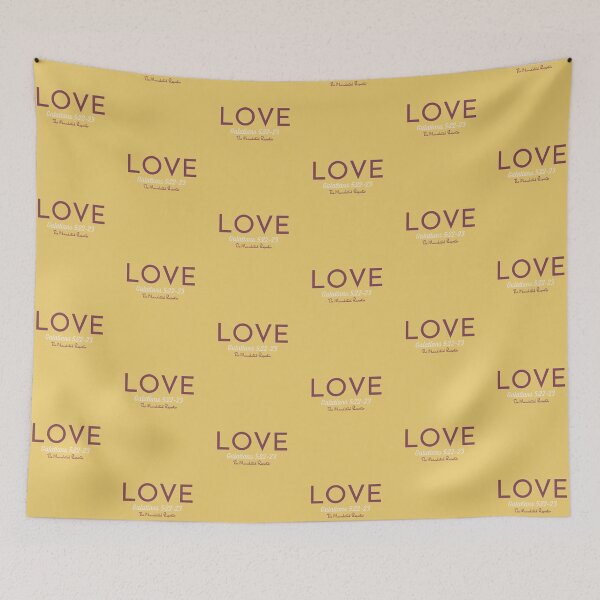 Item preview, The Fruit of The Spirit Love - Pale Yellow and Purple designed and sold by TheReporter1.