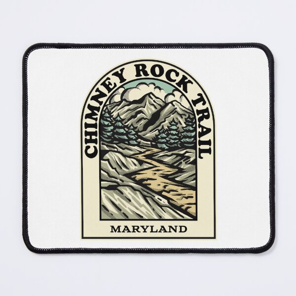 Item preview, Chimney Rock Trail Maryland hiking backpacking trail designed and sold by HalpinDesign.