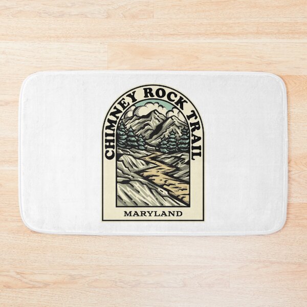 Item preview, Chimney Rock Trail Maryland hiking backpacking trail designed and sold by HalpinDesign.