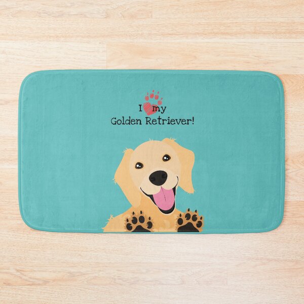 Item preview, I love my Golden Retriever! designed and sold by CheekyChameleon.