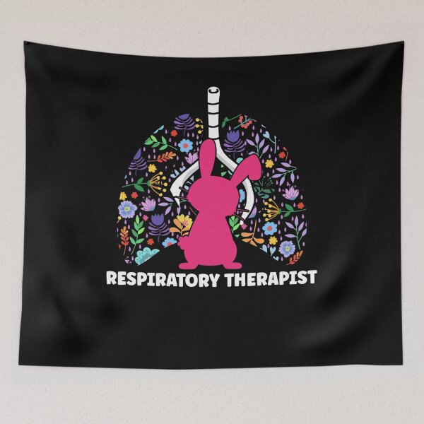 Item preview, Terapeuta respiratorio Easter Day Bunnies RT Therapy designed and sold by Dressed For  Duty.
