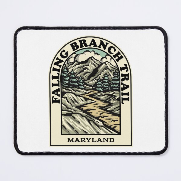 Item preview, Falling Branch Trail Maryland hiking backpacking trail designed and sold by HalpinDesign.