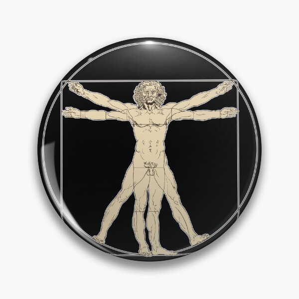Artikelvorschau, Leonardo da Vinci inspired Vitruvian man drawing 1490 entworfen und verkauft von portokalis.