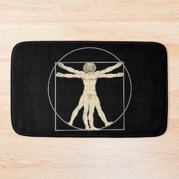 Item preview, Leonardo da Vinci inspired Vitruvian man drawing 1490 designed and sold by portokalis.