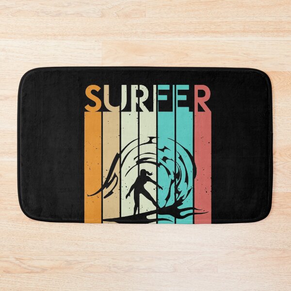 Item preview, Surfer Girl Surfboard Women Surf Ocean Retro Surfing designed and sold by ShaneGuzman.