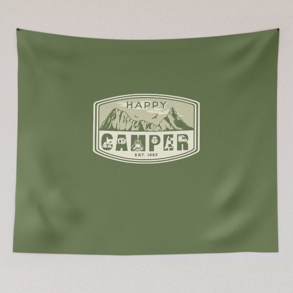 Item preview, Happy Camper designed and sold by JooArtPrints  ★★★★★.