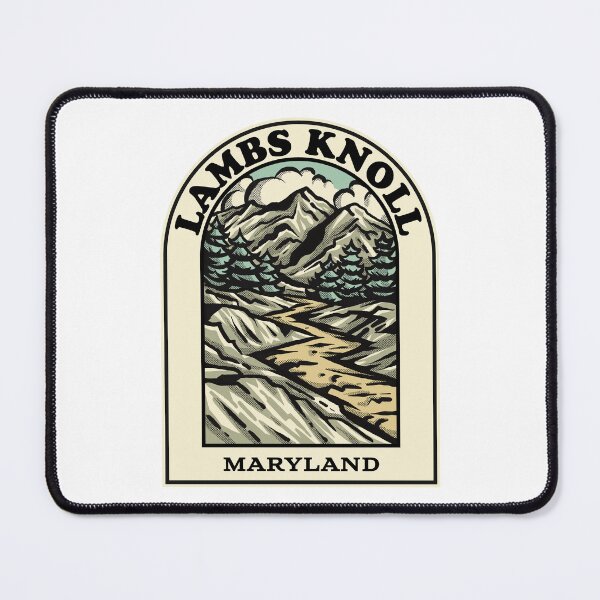 Item preview, Lambs Knoll Maryland hiking backpacking trail designed and sold by HalpinDesign.