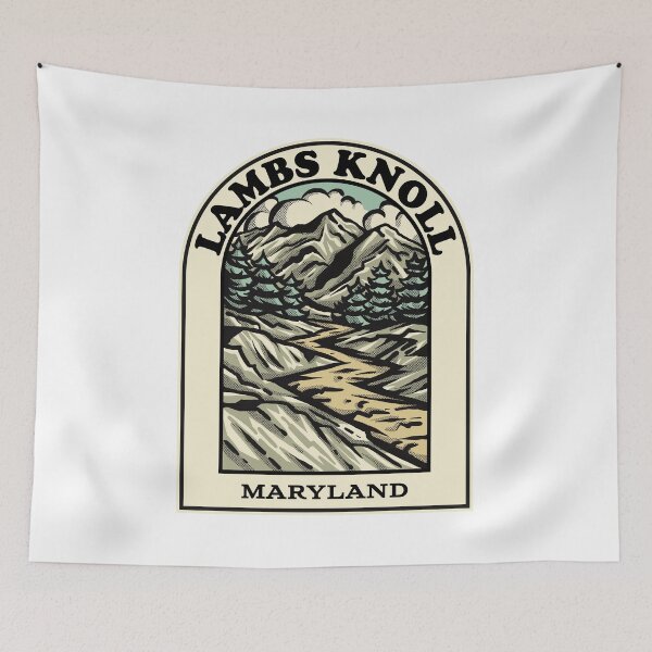 Item preview, Lambs Knoll Maryland hiking backpacking trail designed and sold by HalpinDesign.