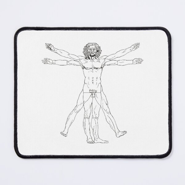 Item preview, Leonardo da Vinci inspired Vitruvian man drawing 1490 designed and sold by portokalis.