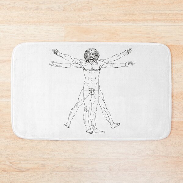 Item preview, Leonardo da Vinci inspired Vitruvian man drawing 1490 designed and sold by portokalis.