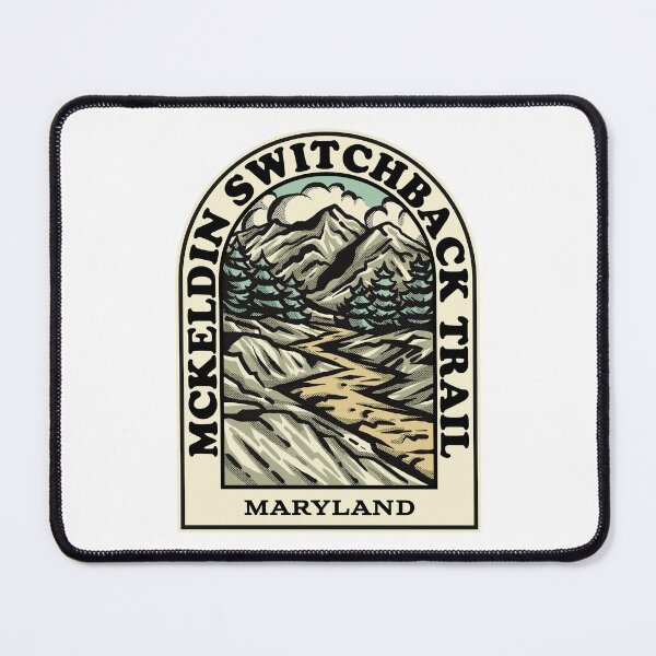 Item preview, McKeldin Switchback Trail Maryland hiking backpacking trail designed and sold by HalpinDesign.