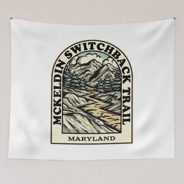Item preview, McKeldin Switchback Trail Maryland hiking backpacking trail designed and sold by HalpinDesign.