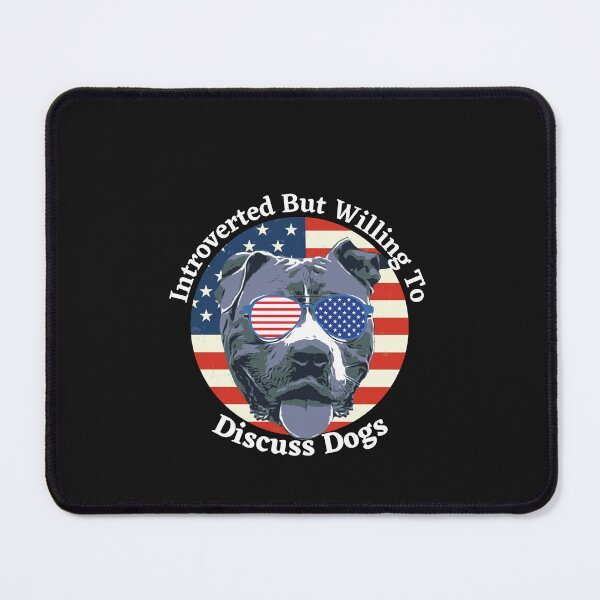 Item preview,  introverted but willing to discuss dogs designed and sold by H-ALPHA.