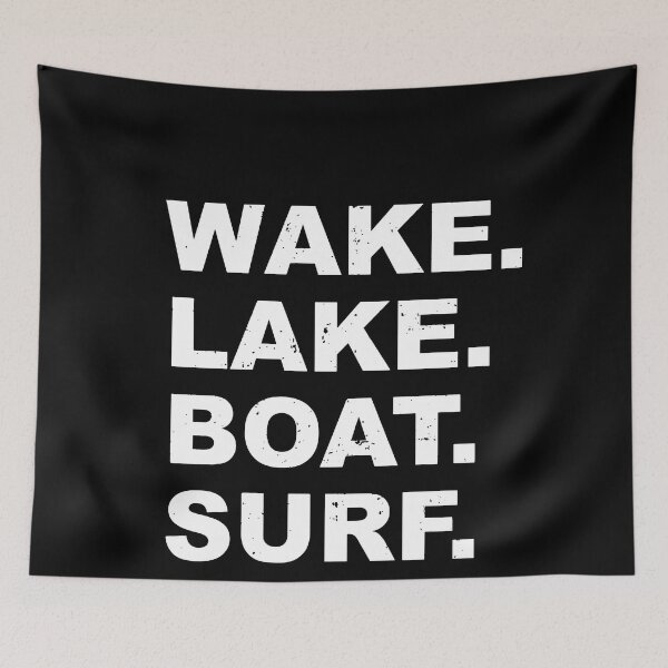Item preview, Wake Lake Boat Surf Wakesurf Board Surfer designed and sold by ShaneGuzman.