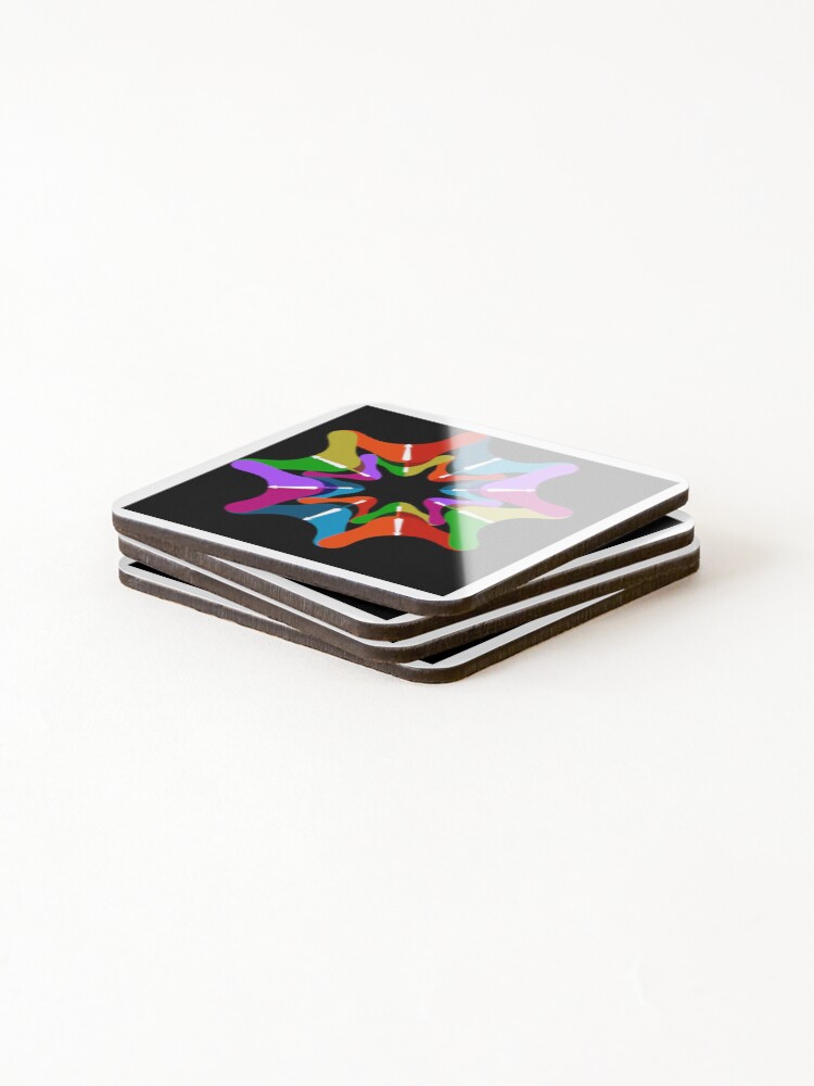 Thumbnail 4 of 5, Coasters (Set of 4), Star designed and sold by AS-Graphics.
