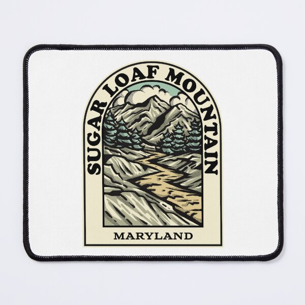 Item preview, Sugar Loaf Mountain Maryland hiking backpacking trail designed and sold by HalpinDesign.