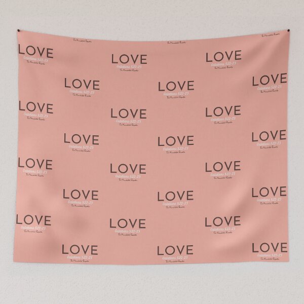 Item preview, The Fruit of The Spirit Love - Peach and Brown designed and sold by TheReporter1.