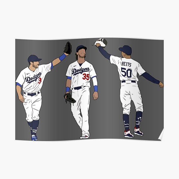 MLB Los Angeles Dodgers - Mookie Betts 22 Wall Poster with