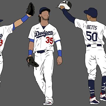 Chris Taylor Cody Bellinger Mookie Betts Outfield Rituals Los Angeles  Baseball - Los Angeles Baseball - Kids T-Shirt