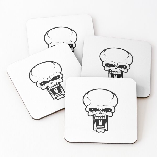 Item preview, White Painted Halloween Skull Wholesale  designed and sold by PodiShawna.