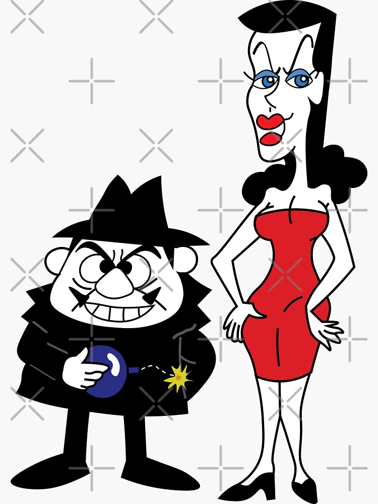 Thumbnail 3 of 3, Sticker, Boris and Natasha designed and sold by mixtape80.