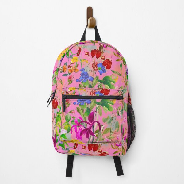 Item preview, Floral blooms and flowers exotic garden, roses and flowers, botanical pattern, flowers illustration, plants pattern, pink floral designed and sold by ZeinabTaha.