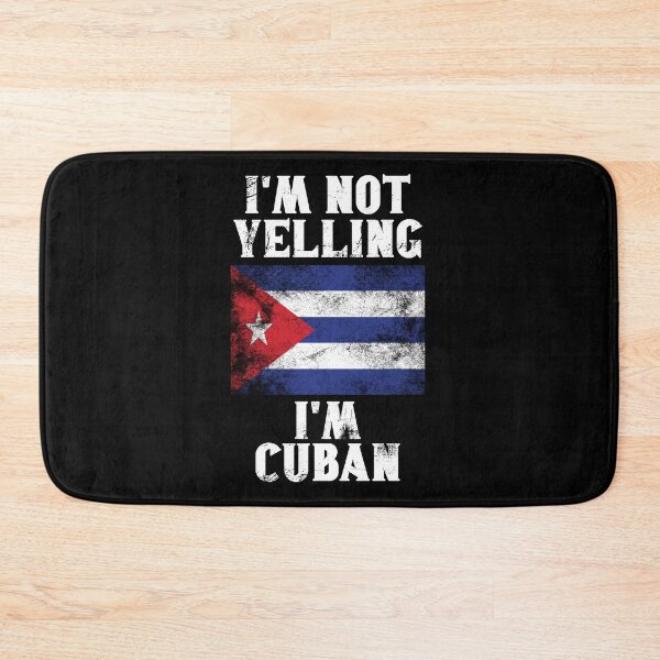 Item preview, Funny Cuban Gift: I'm Not Yelling, I'm Cuban - Retro Cuba Flag - Cuba Pride designed and sold by Adexyl.
