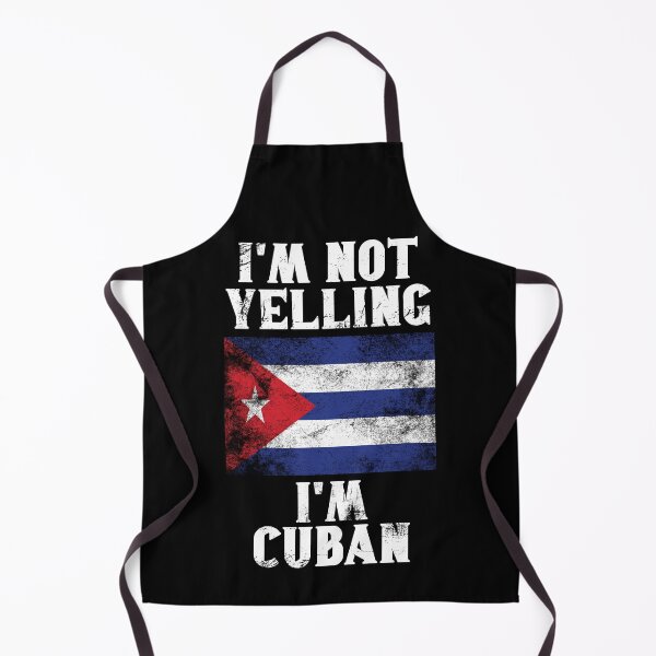 Item preview, Funny Cuban Gift: I'm Not Yelling, I'm Cuban - Retro Cuba Flag - Cuba Pride designed and sold by Adexyl.