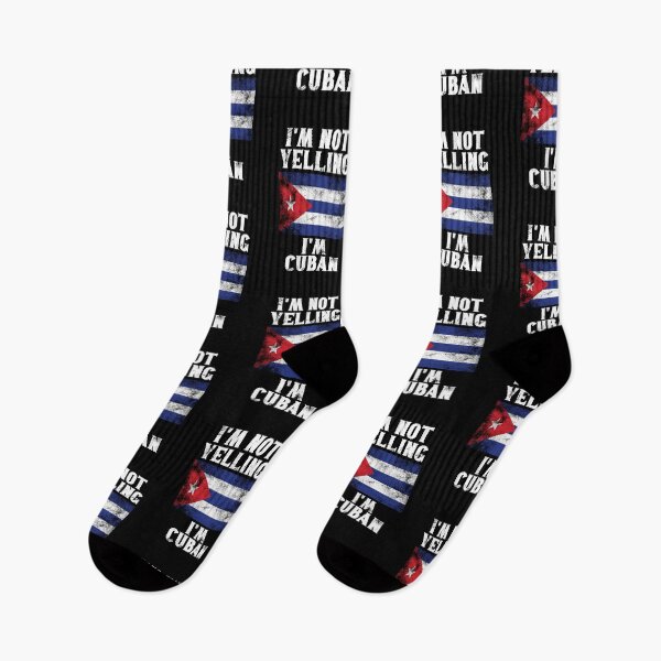 Item preview, Funny Cuban Gift: I'm Not Yelling, I'm Cuban - Retro Cuba Flag - Cuba Pride designed and sold by Adexyl.