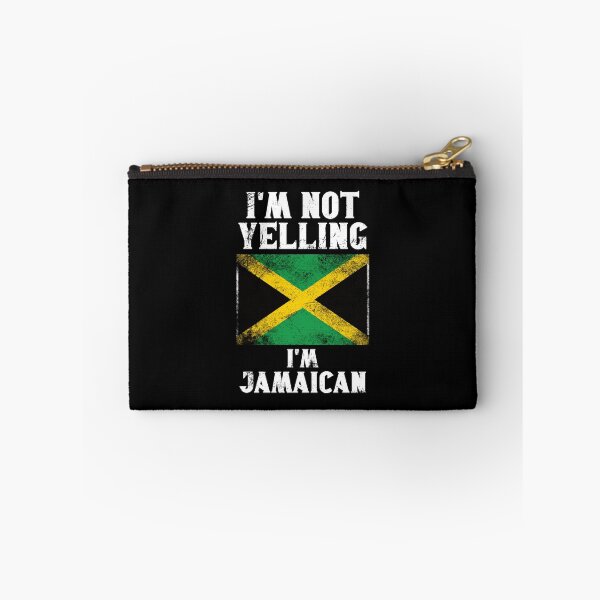 Item preview, Funny Jamaican Gift: I'm Not Yelling, I'm Jamaican - Retro Jamaica Flag - Jamaica Pride designed and sold by Adexyl.