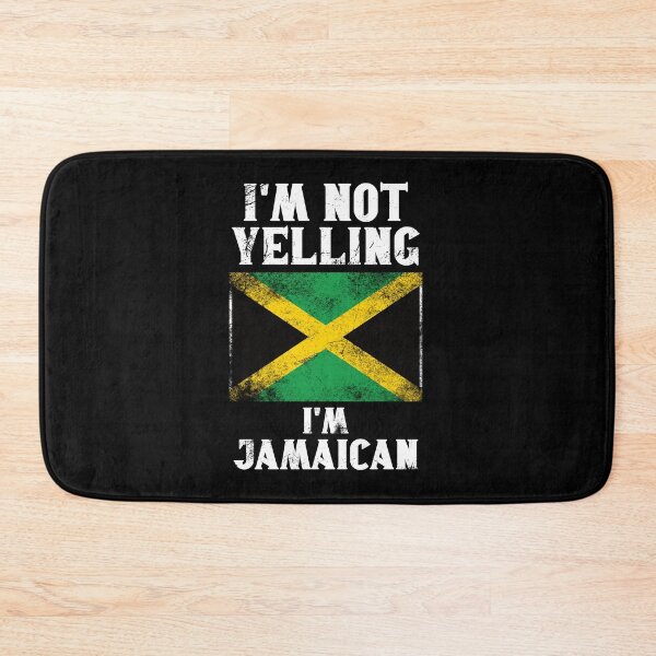 Item preview, Funny Jamaican Gift: I'm Not Yelling, I'm Jamaican - Retro Jamaica Flag - Jamaica Pride designed and sold by Adexyl.