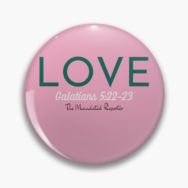 Item preview, The Fruit of The Spirit Love - Pink and Green designed and sold by TheReporter1.