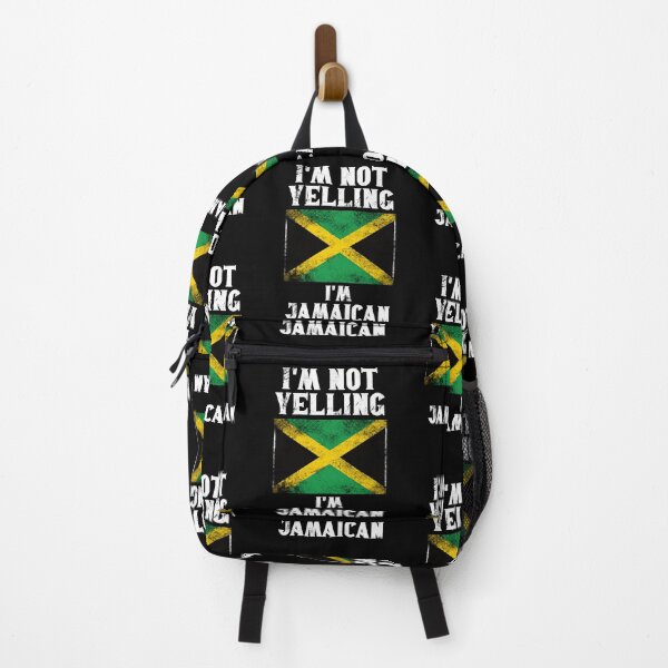 Item preview, Funny Jamaican Gift: I'm Not Yelling, I'm Jamaican - Retro Jamaica Flag - Jamaica Pride designed and sold by Adexyl.