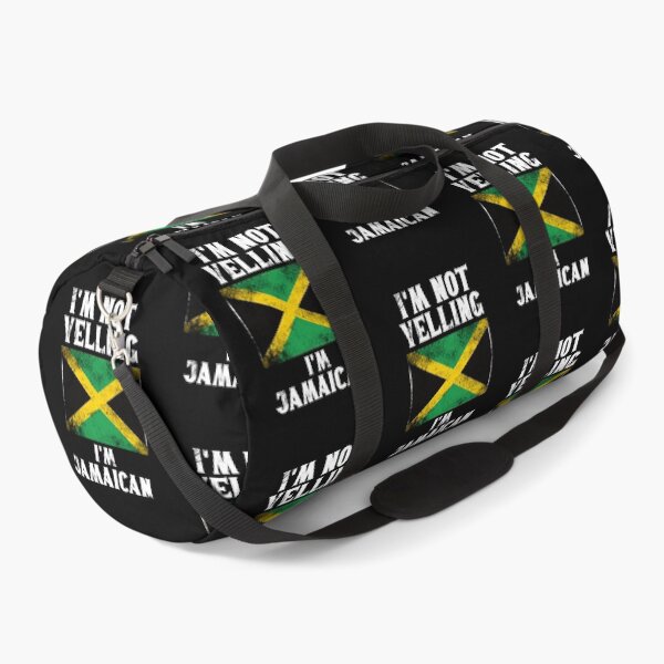 Item preview, Funny Jamaican Gift: I'm Not Yelling, I'm Jamaican - Retro Jamaica Flag - Jamaica Pride designed and sold by Adexyl.