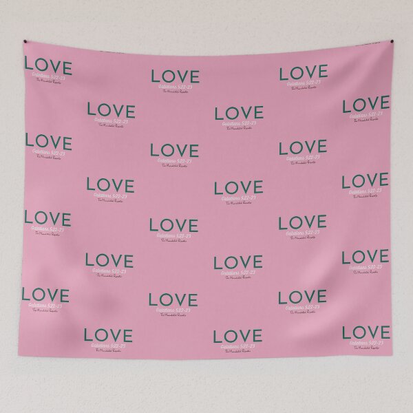 Item preview, The Fruit of The Spirit Love - Pink and Green designed and sold by TheReporter1.