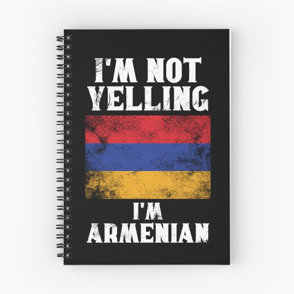 Item preview, Funny Armenian Gift: I'm Not Yelling, I'm Armenian - Retro Armenia Flag - Armenia Pride designed and sold by Adexyl.