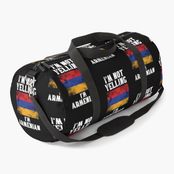 Item preview, Funny Armenian Gift: I'm Not Yelling, I'm Armenian - Retro Armenia Flag - Armenia Pride designed and sold by Adexyl.
