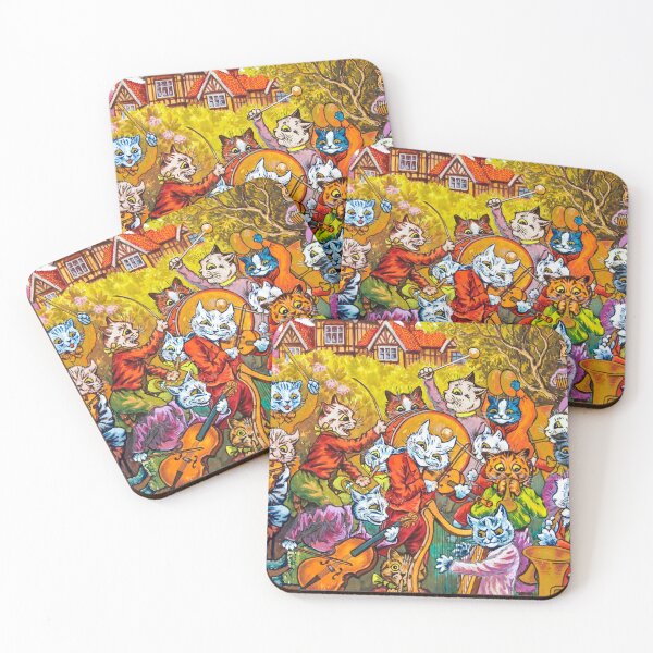 Item preview, Cats Playing Music by Louis Wain  designed and sold by TeeARTHY.