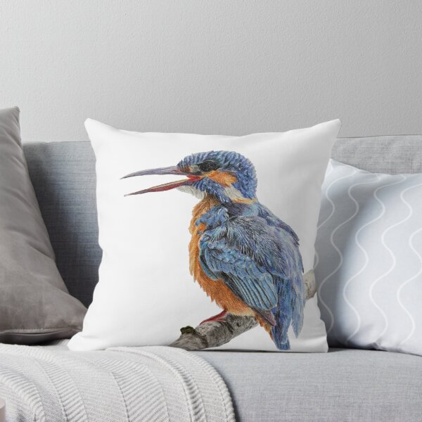 Item preview, Kingfisher Bird Drawing designed and sold by DrawWithSacha.