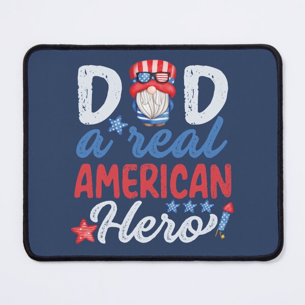 Item preview, Dad A Real American Hero Día del padre USA Gnome designed and sold by ABulgov.