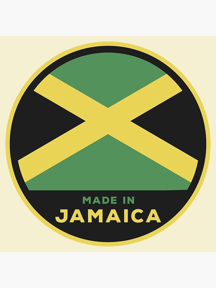 "Made in Jamaica Caribbean vintage travel decal" Poster for Sale by