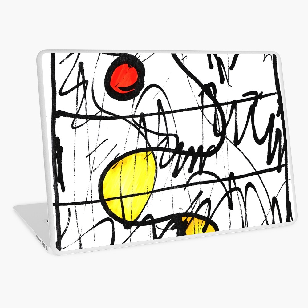 Jazz Abstract Color Laptop Skin