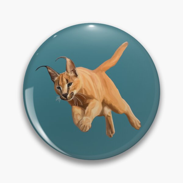 Item preview, Pouncing Caracal Cat designed and sold by Deborah Camp.