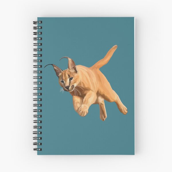 Item preview, Pouncing Caracal Cat designed and sold by Deborah Camp.
