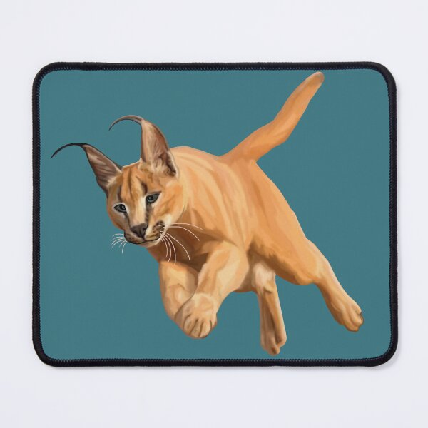 Item preview, Pouncing Caracal Cat designed and sold by Deborah Camp.
