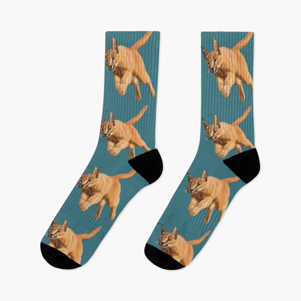 Item preview, Pouncing Caracal Cat designed and sold by Deborah Camp.