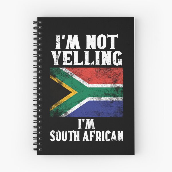 Item preview, Funny South African Gift: I'm Not Yelling, I'm South African - Retro South Africa Flag - South Africa Pride designed and sold by Adexyl.